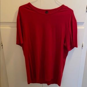 Red lululemon men’s xl t shirt